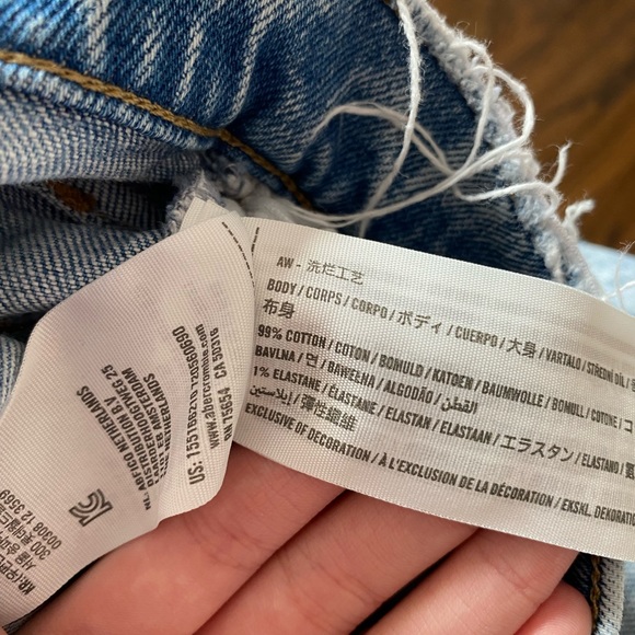 abercrombie 90s ultra high rise straight jeans - Picture 6 of 7